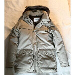 Field & Stream Gordon &Ferguson Down tan beige hoodie coat men SZS chest44